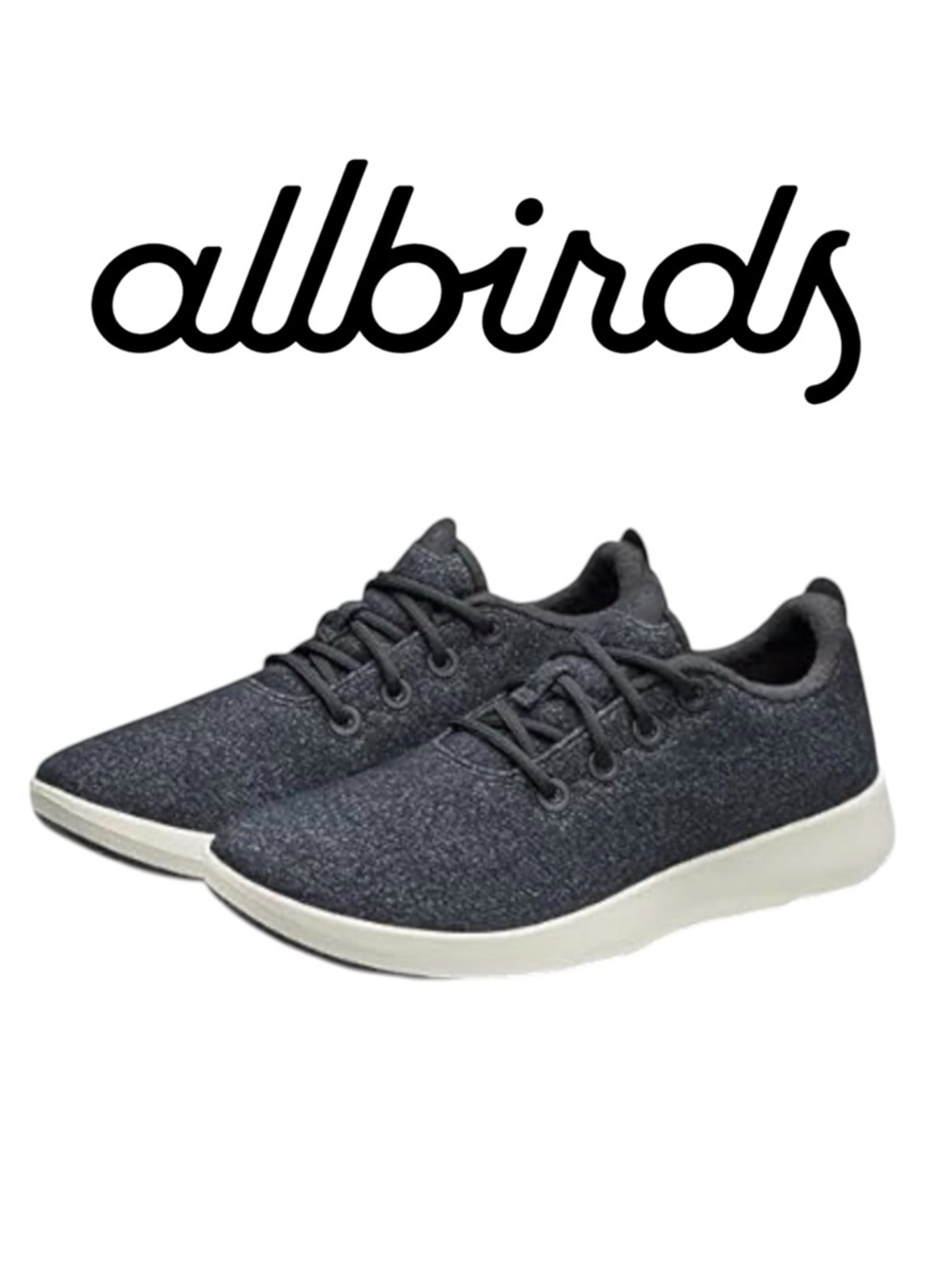 Allbirds Womens Navy/White Sole Wool Mizzle (1119 NV1) Sneaker (W10)